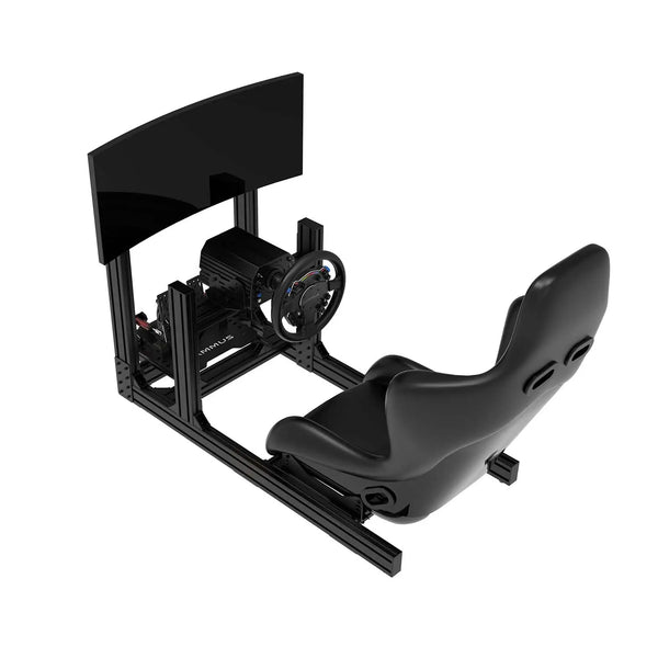 CAMMUS SS15 Cockpit Sim Racing Simulator Cockpit Frame Black Aluminium Car Driving Gaming Chair Seat Bracket Screen Steering Wheel Stand