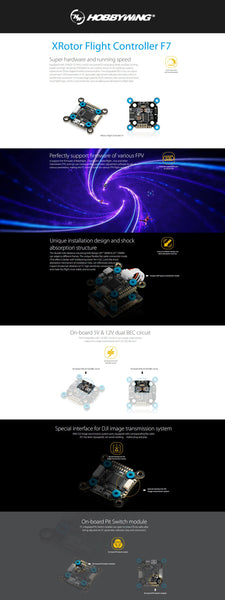 Hobbywing XRotor F7 Convertible Flight Controller