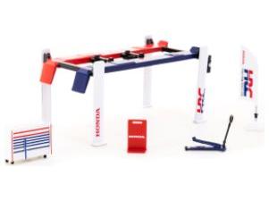 Honda Racing Garage Tools Set 1:64 Scale Tarmac Works Diecast Model