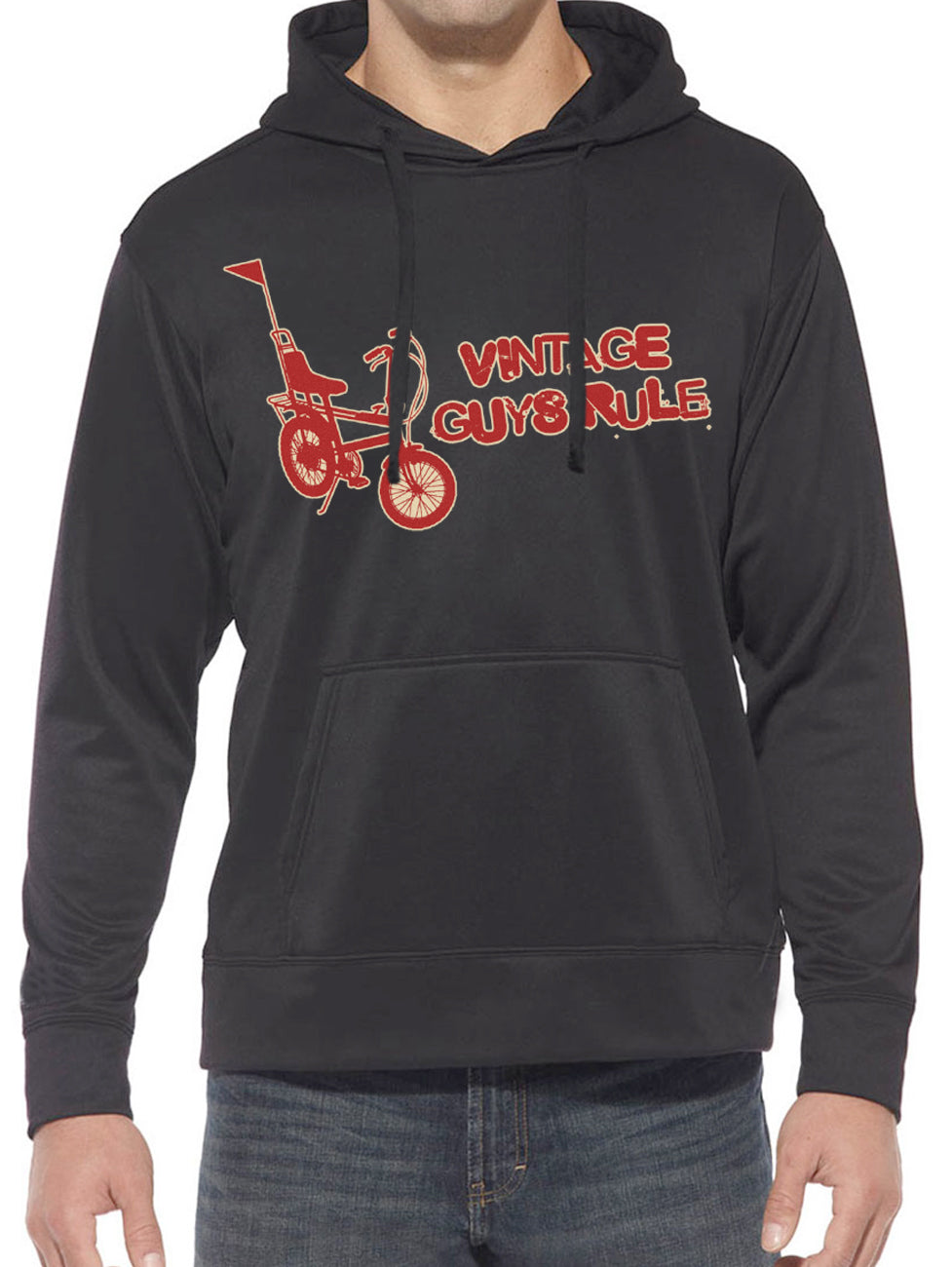 Vintage Guys Rule Chopper Hoodie