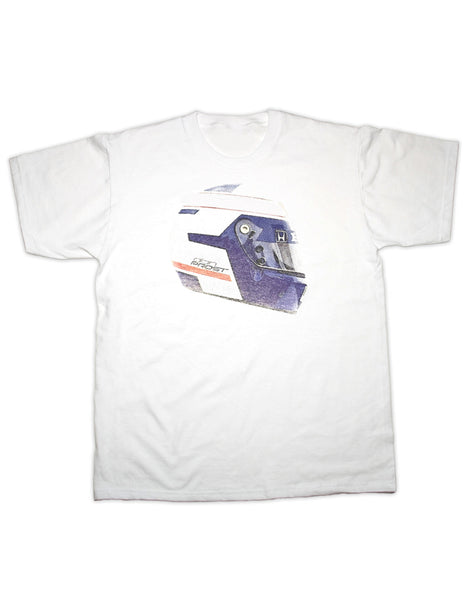 Alain Prost Race Helmet Print T Shirt