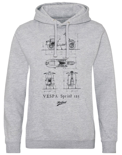 Sprint 125 Blueprint Hoodie