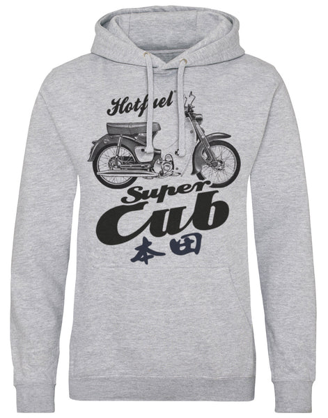 Super Cub Bike Print Hoodie