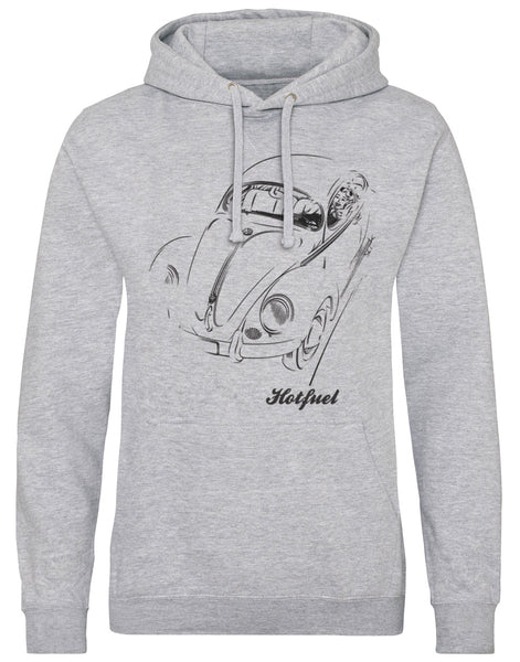 Beetle Driving Print Hoodie