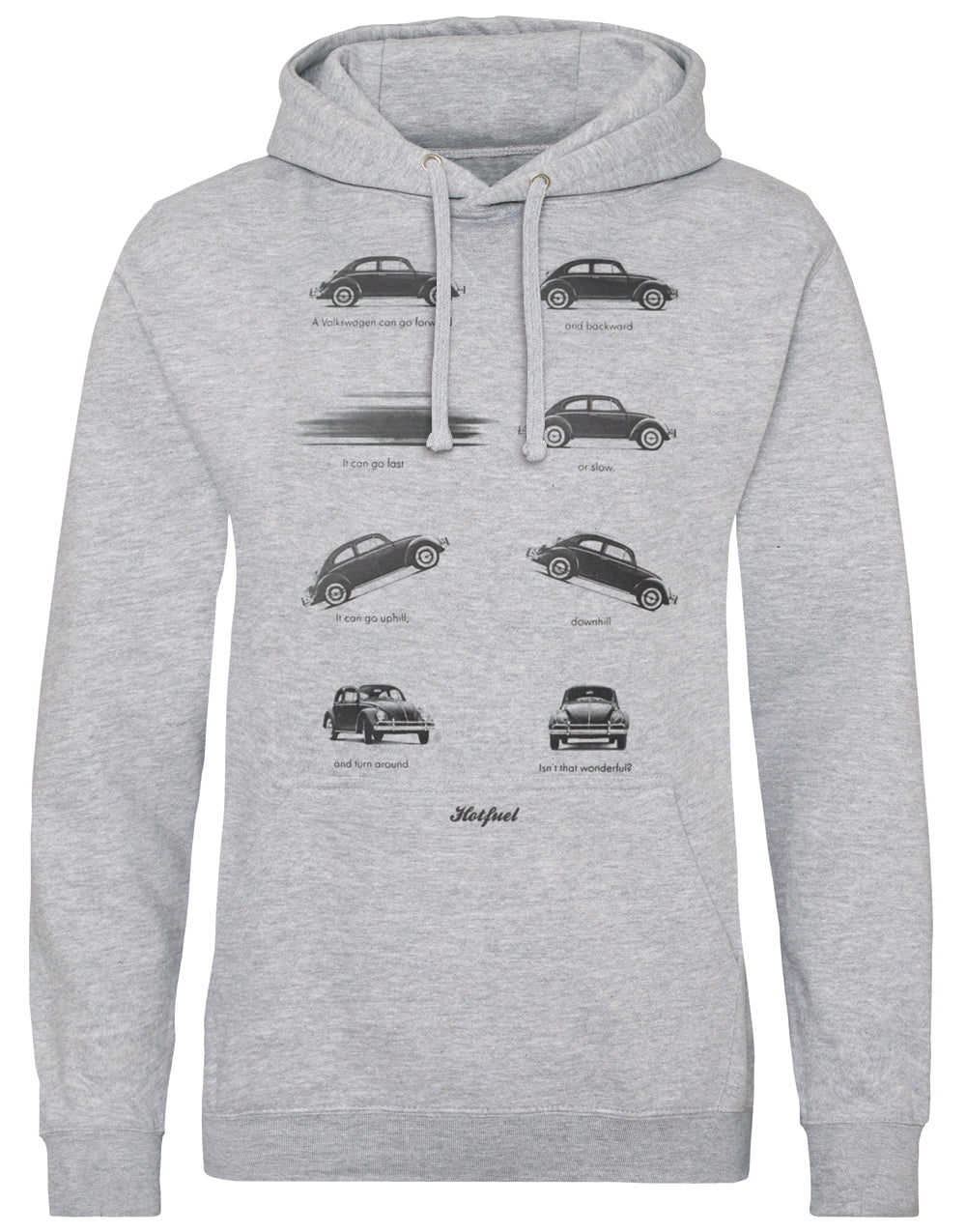 Beetle Actions Print Hoodie