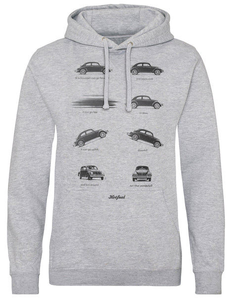 Beetle Actions Print Hoodie