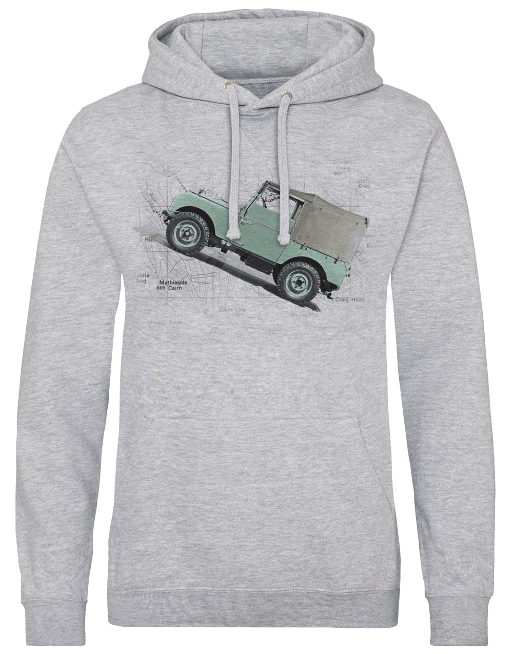 Series 1 Map Print Hoodie