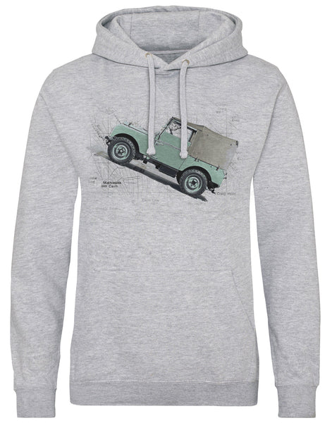 Series 1 Map Print Hoodie