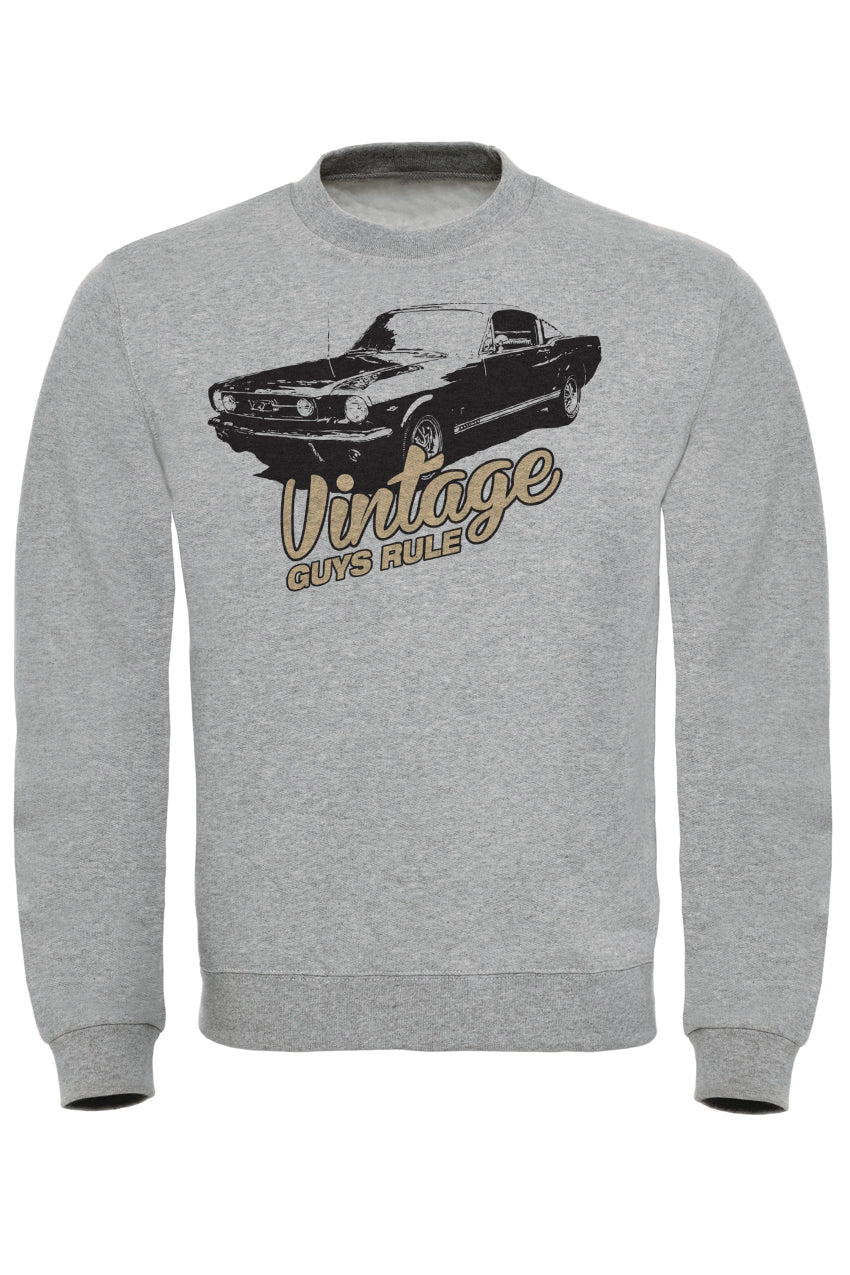 Vintage Guys Rule Mustang Sweatshirt