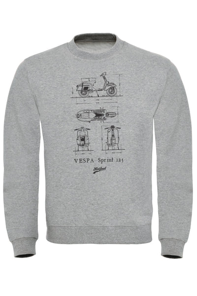 Sprint 125 Blueprint Sweatshirt