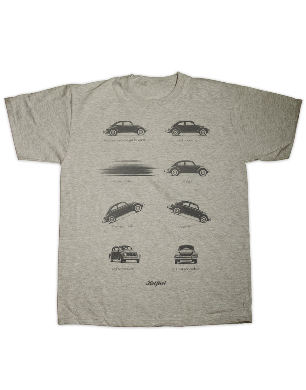 Beetle Actions Print T Shirt