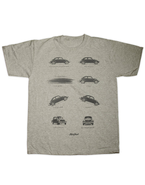 Beetle Actions Print T Shirt