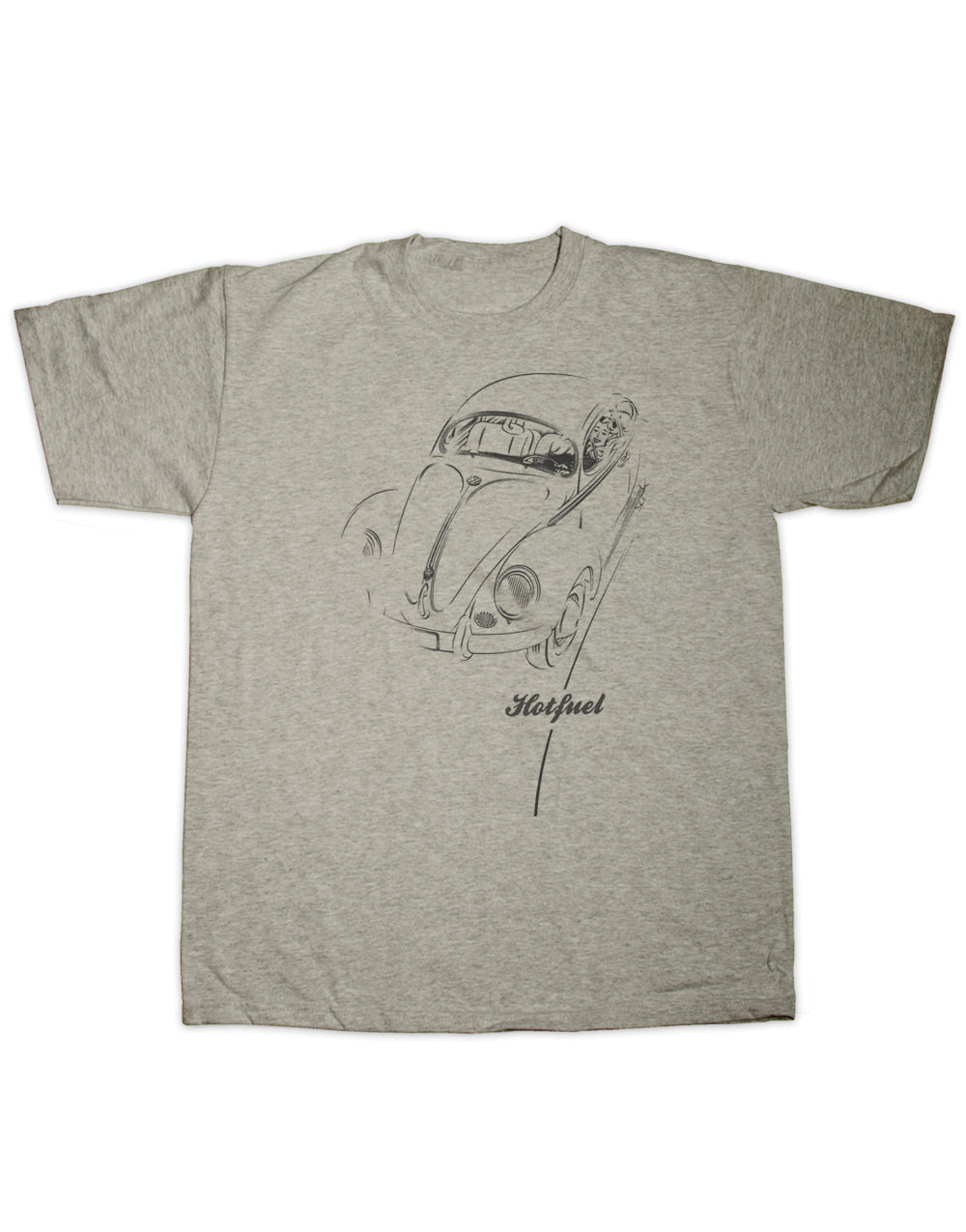 Beetle Driving Print T Shirt