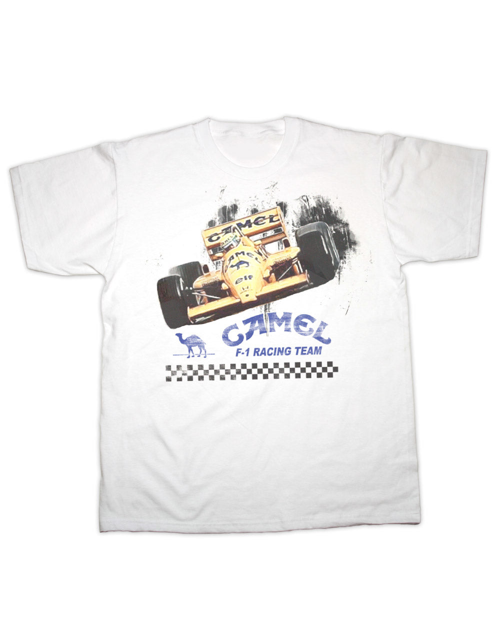 Camel F1 Racing Team Print T Shirt