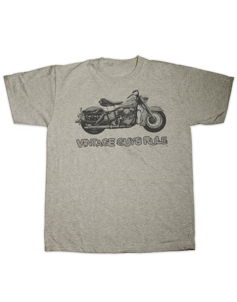 Vintage Guys Rule Biker T Shirt