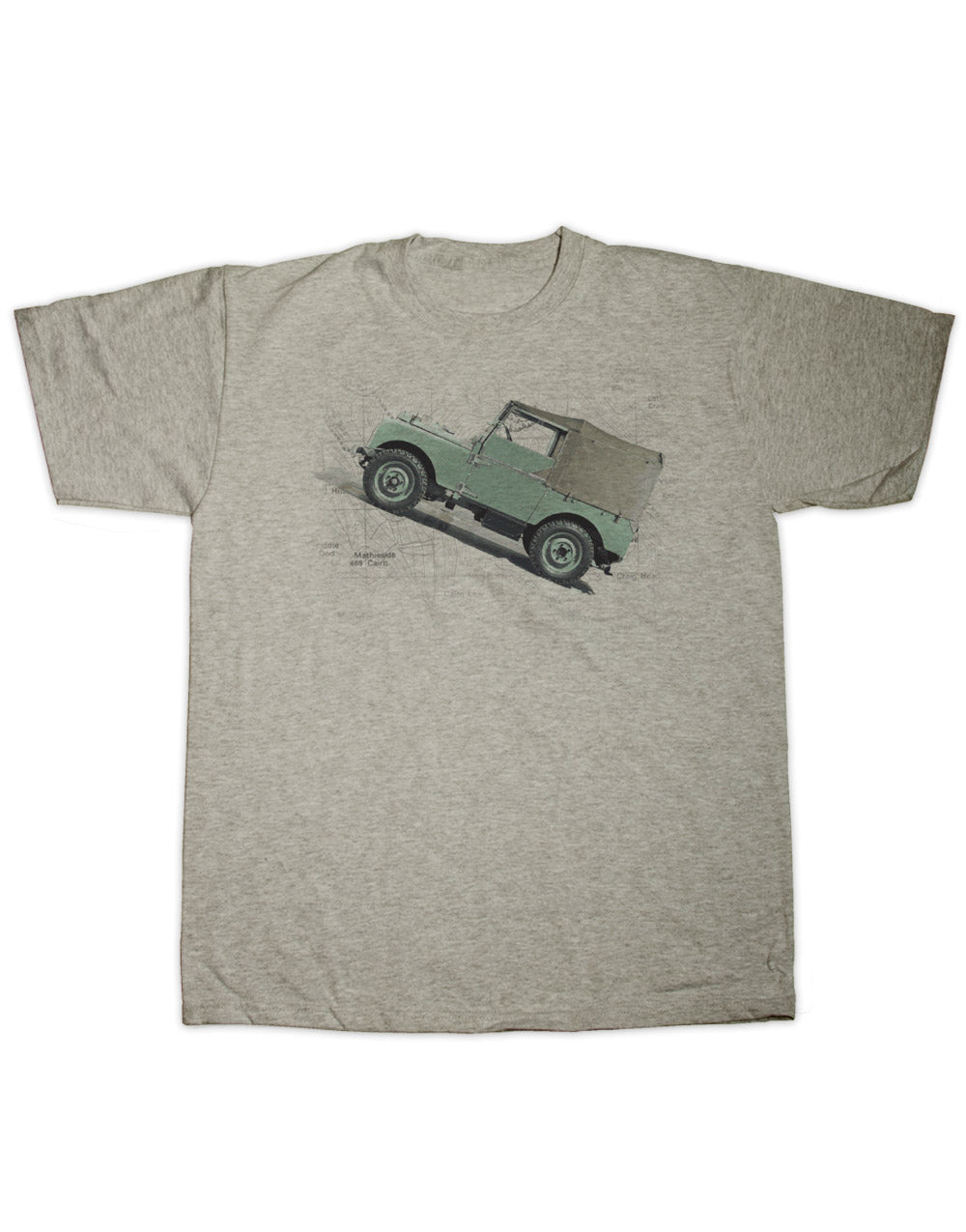 Series 1 Map Print T Shirt