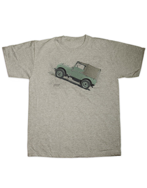 Series 1 Map Print T Shirt