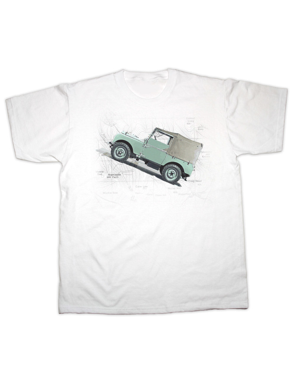 Series 1 Map Print T Shirt