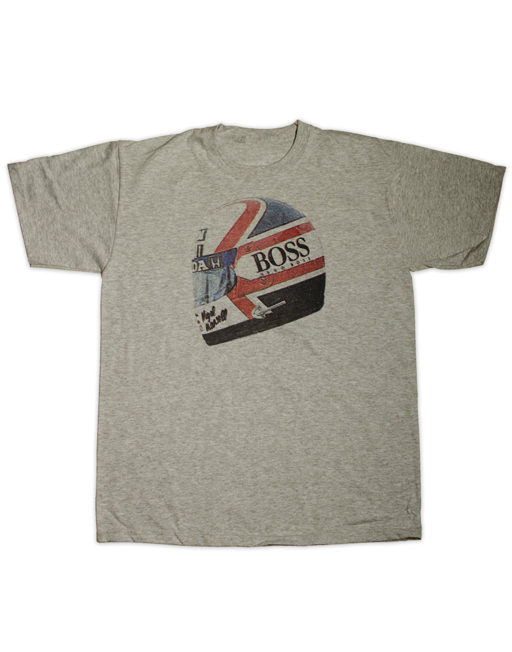 Mansell Race Helmet Print T Shirt