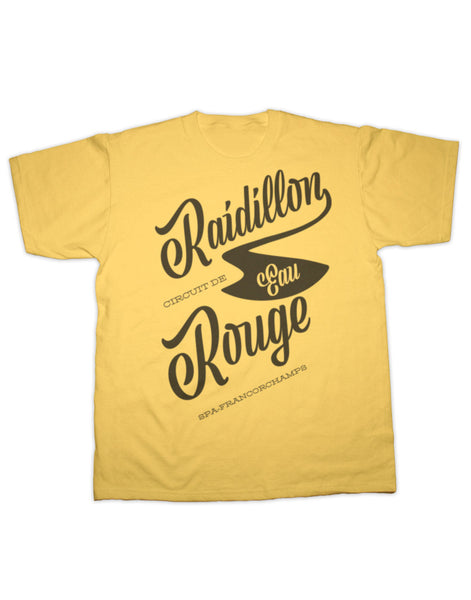 Raidillon Eau Rouge F1 Print T Shirt