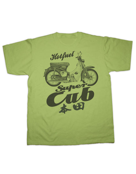 Super Cub Bike Print T Shirt