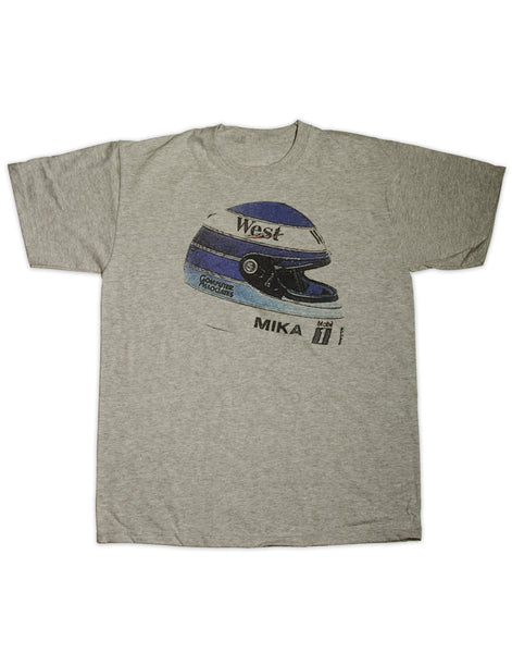 Mika Hakkinen Race Helmet T Shirt