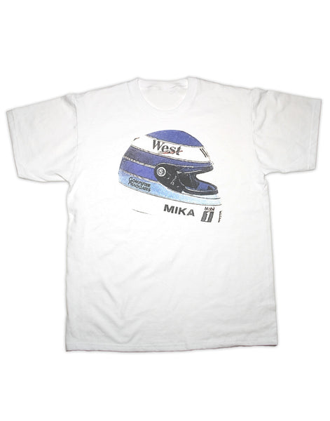 Mika Hakkinen Race Helmet T Shirt