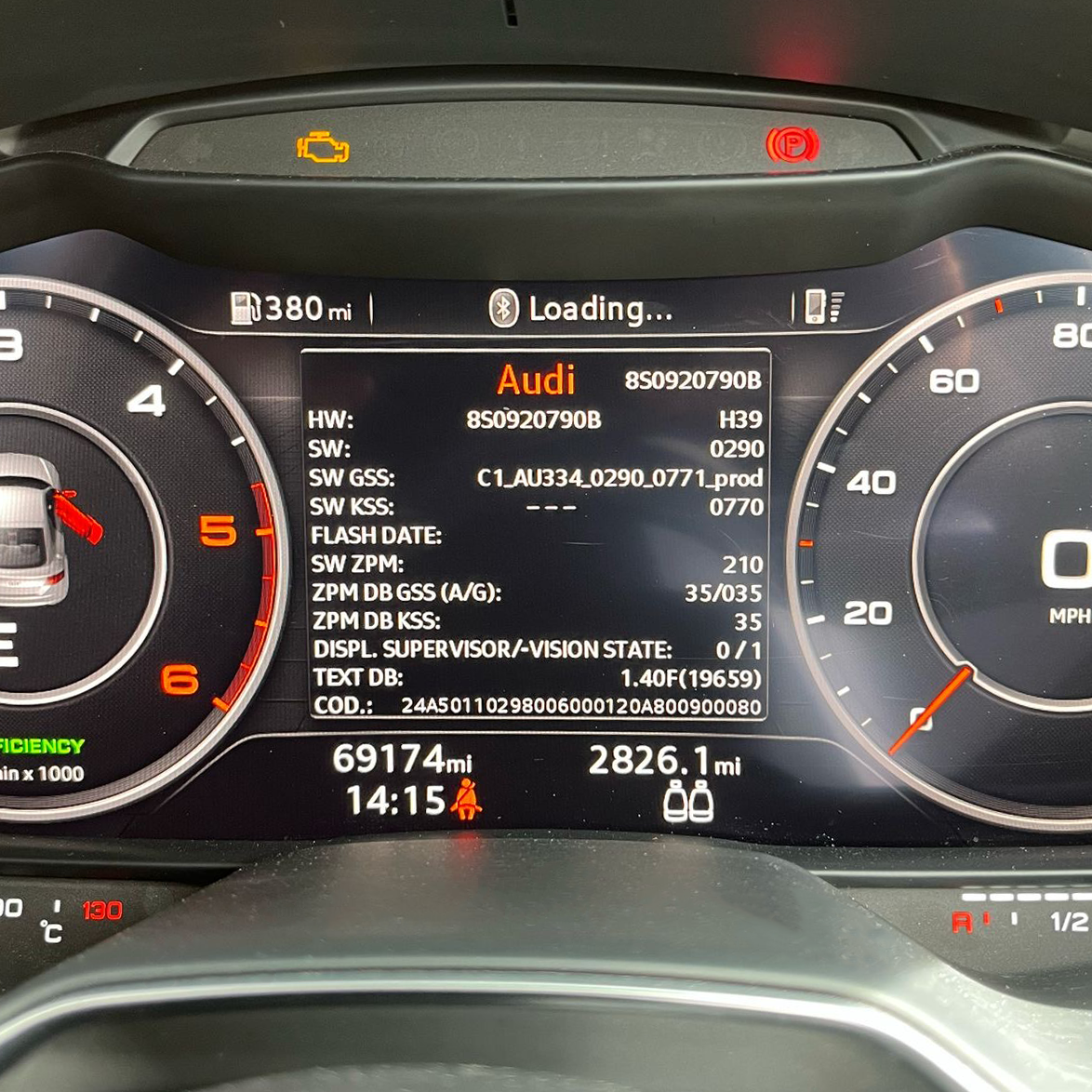 Audi TT MK3 Smartphone Interface Activation
