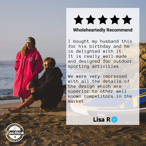 FatStick Kids Childs Changing Robe “FatWrap” With Sherpa Fleece Lining