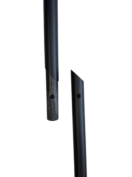 FREE BAG | 3 Piece Full Carbon Paddle Board Paddle - Blue/Pink/Black