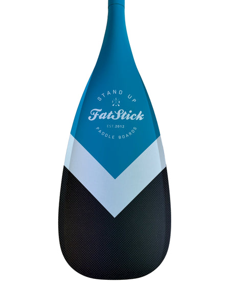 FREE BAG | 3 Piece Full Carbon Paddle Board Paddle - Blue/Pink/Black
