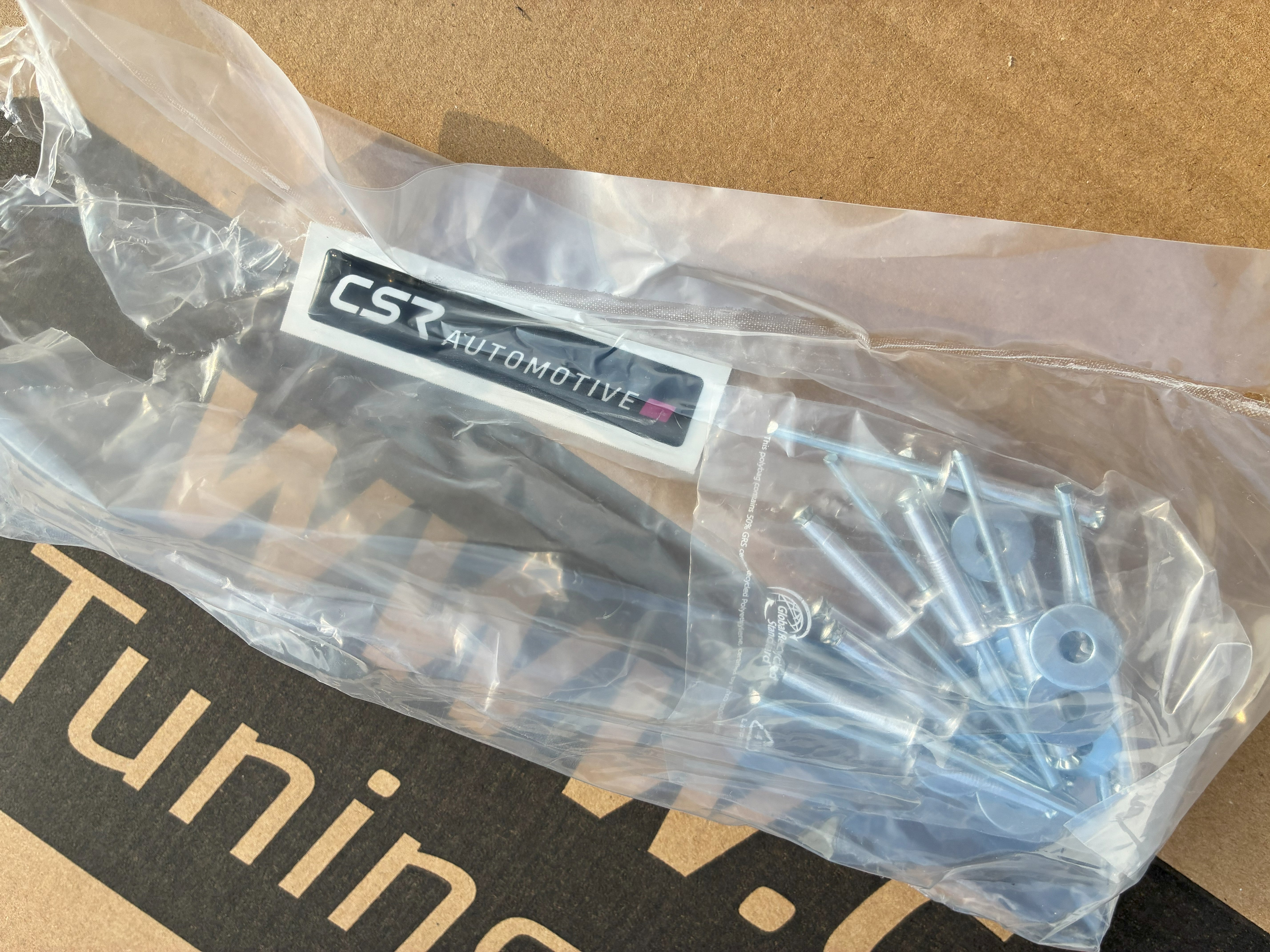 CSR-A Porsche 986 Boxster 1996 -2002 Front Bumper Splitter Valance Spoiler Black ABS Ready to Fit or Paintable