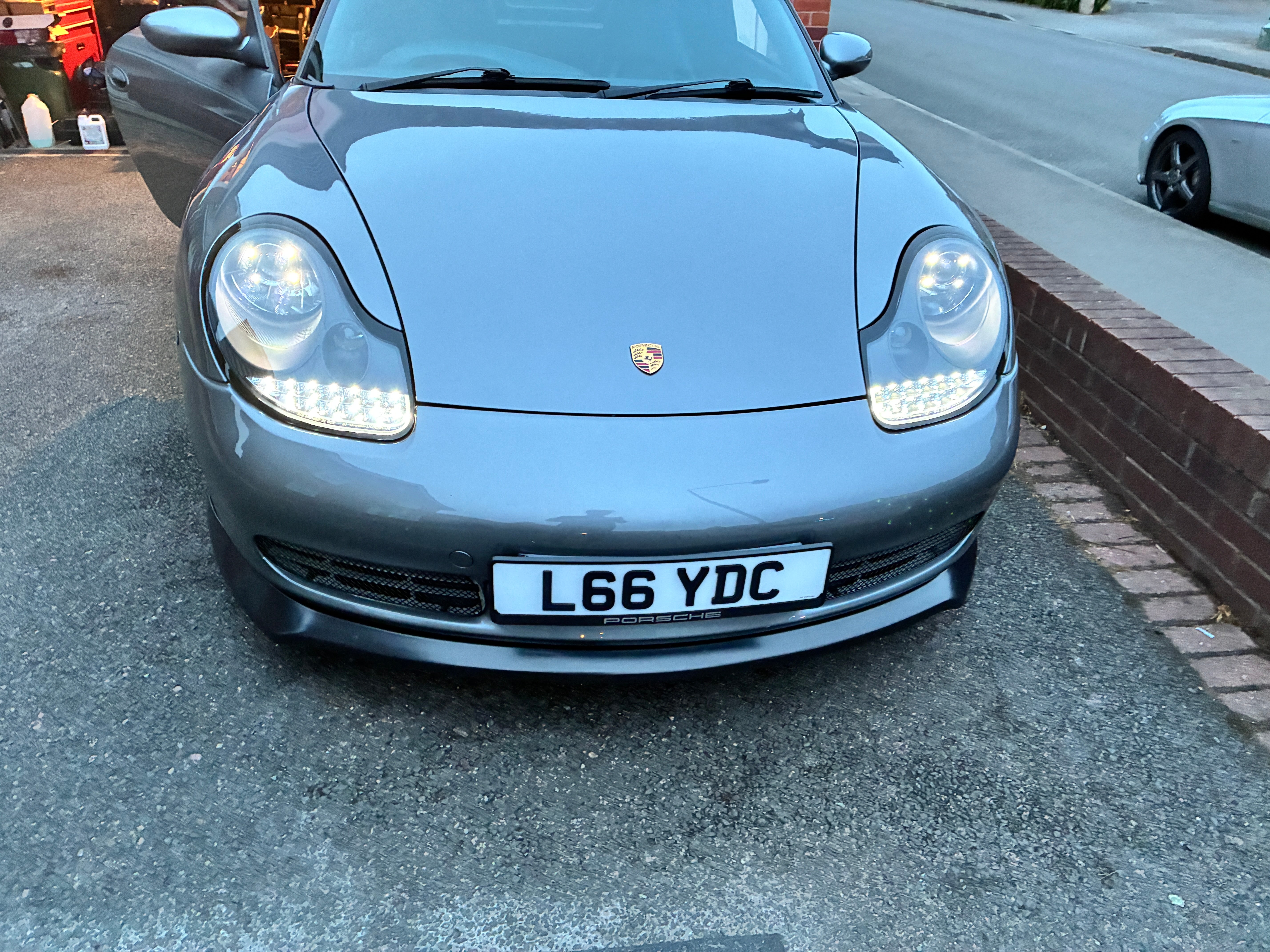 LT Pair LED Headlights Lightbar DRL Porsche 911 996 Boxster 986 Spyder 96-06 LHD