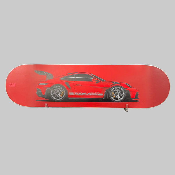 Porsche 911 GT3 RS Skate Deck Wall Art