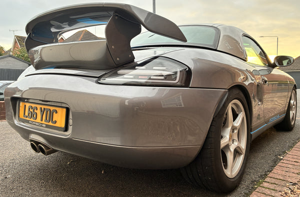 DS Porsche 986 Boxster 96-04 GTS Rear Wing Boot Tail Spoiler GT3 GT4 Unpainted FRP