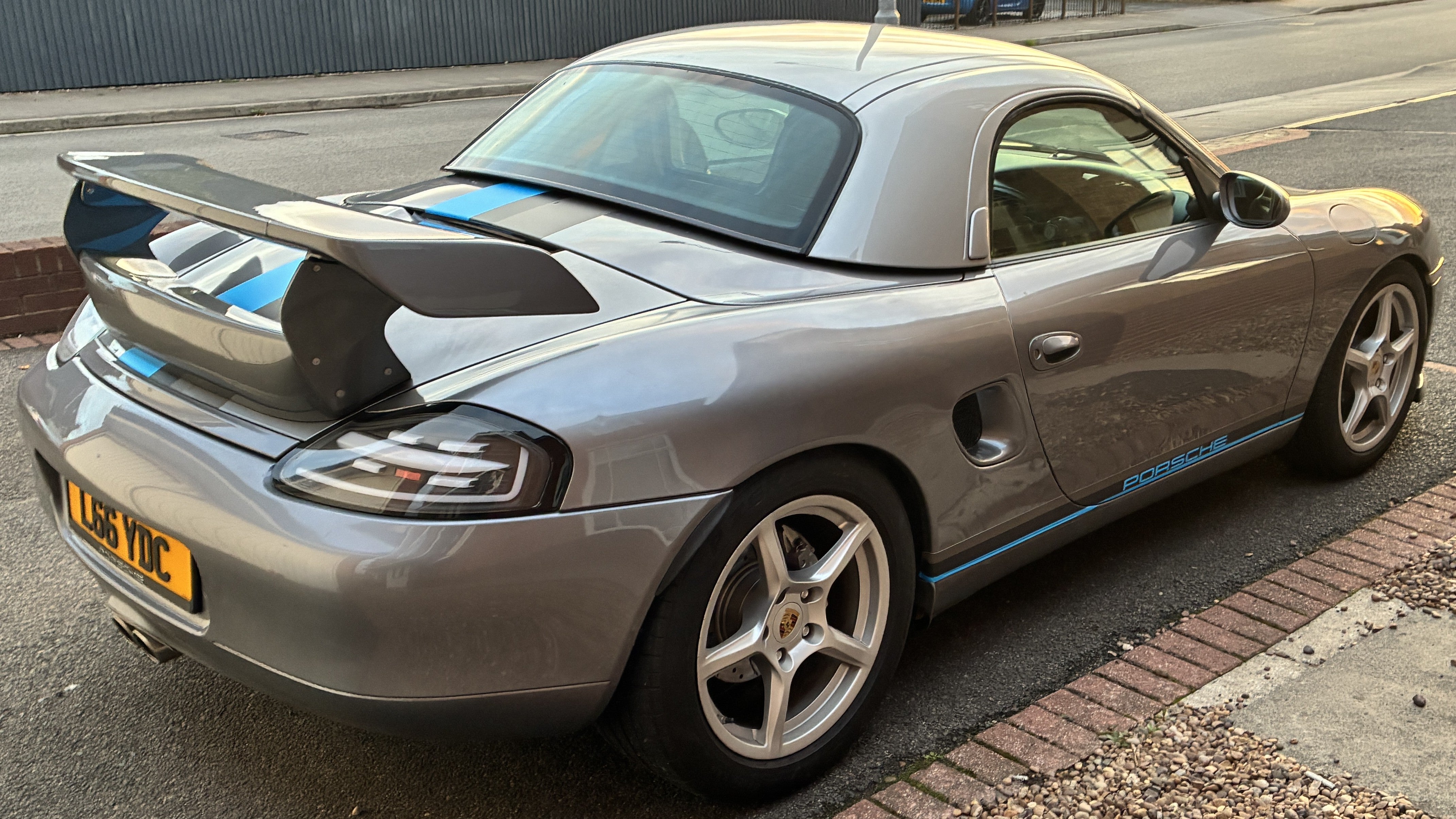 DS Porsche 986 Boxster 96-04 GTS Rear Wing Boot Tail Spoiler GT3 GT4 Unpainted FRP