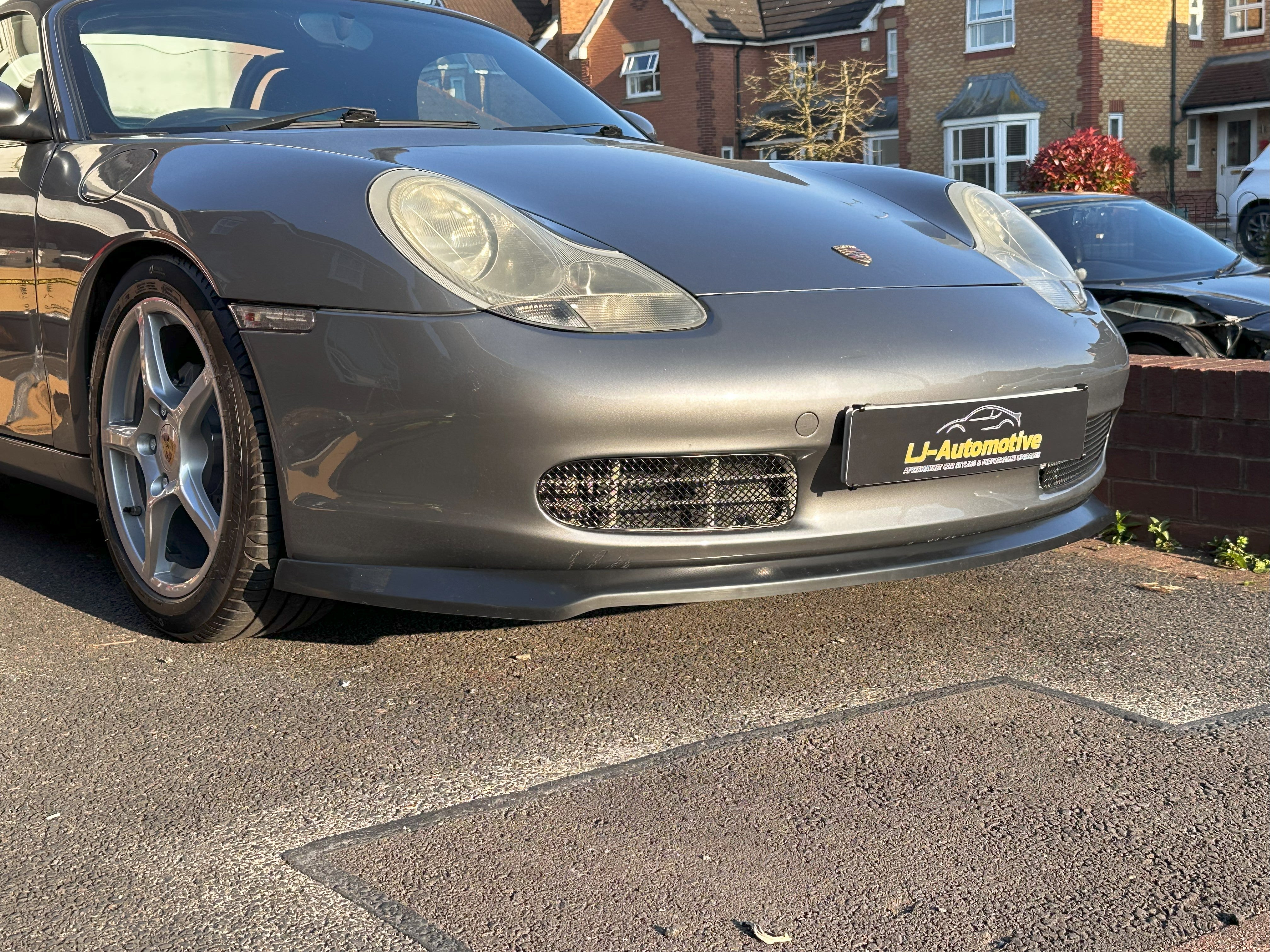 CSR-A Porsche 986 Boxster 1996 -2002 Front Bumper Splitter Valance Spoiler Black ABS Ready to Fit or Paintable