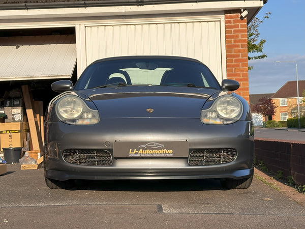 CSR-A Porsche 986 Boxster 1996 -2002 Front Bumper Splitter Valance Spoiler Black ABS Ready to Fit or Paintable