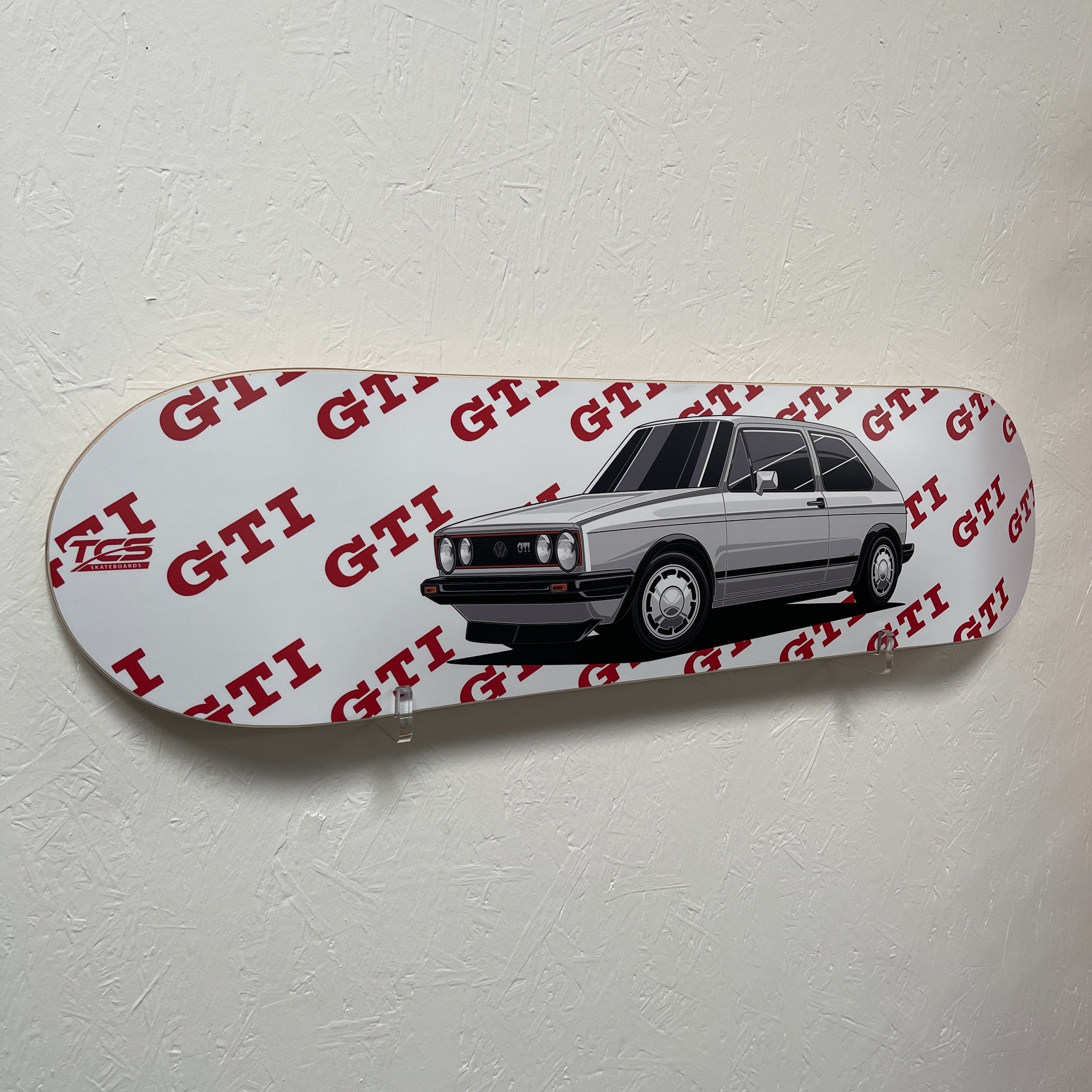 VW Golf (Mk1) GTI Skate Deck Wall Art