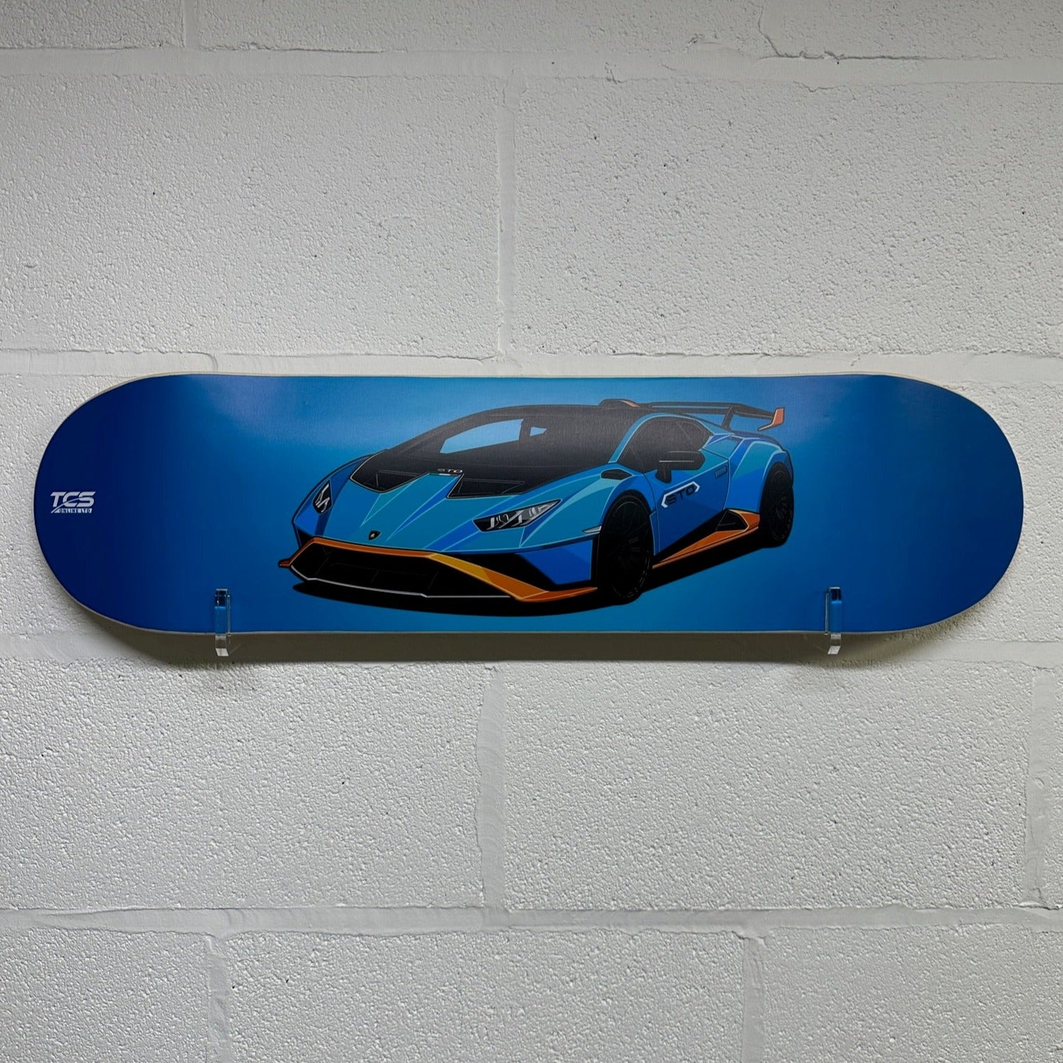 Lamborghini Huracán STO Skate Deck Wall Art
