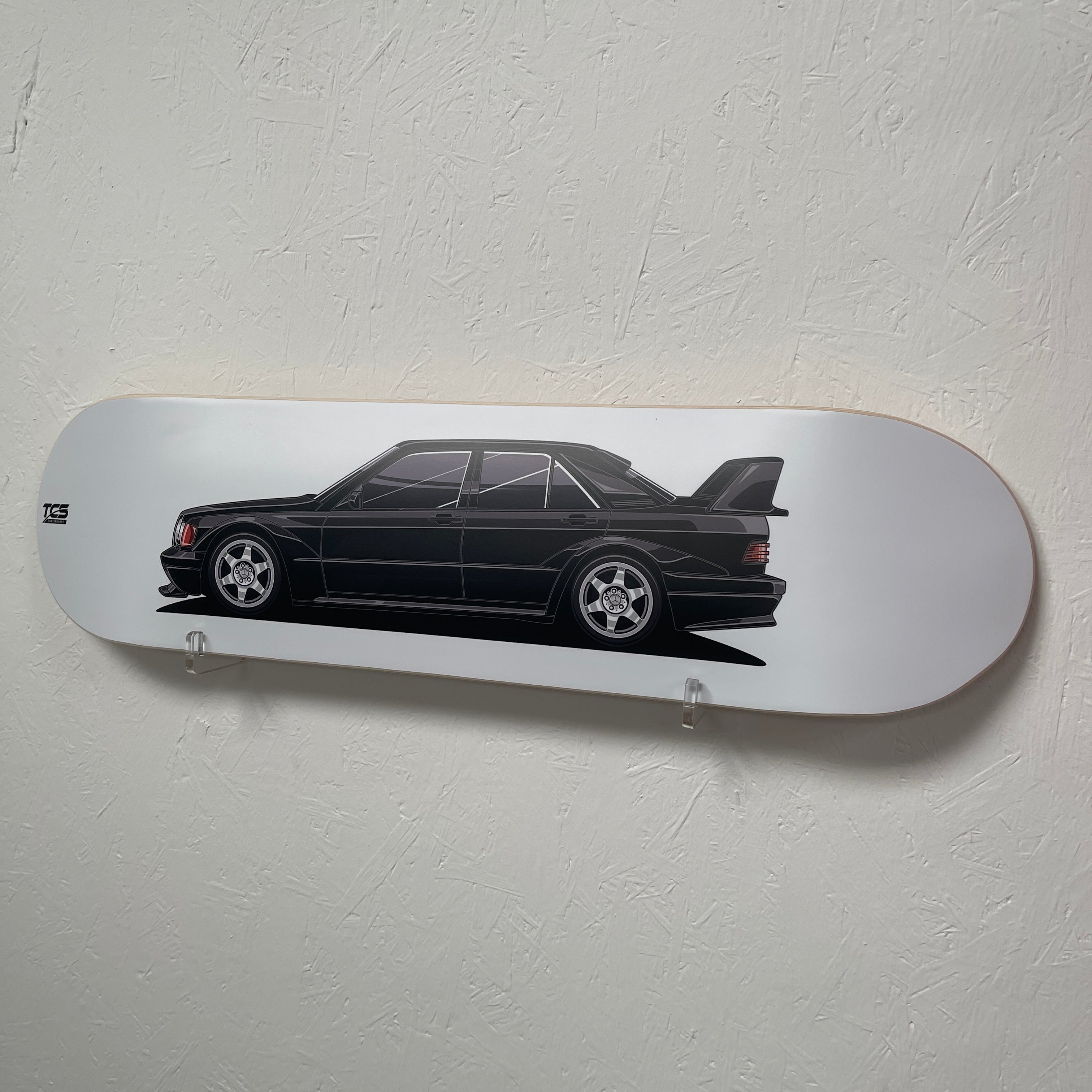 Mercedes-Benz 190E Skate Deck Wall Art