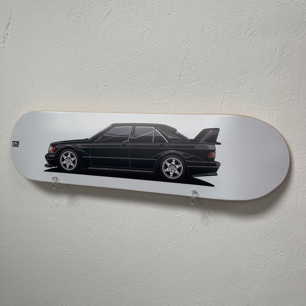 Mercedes-Benz 190E Skate Deck Wall Art