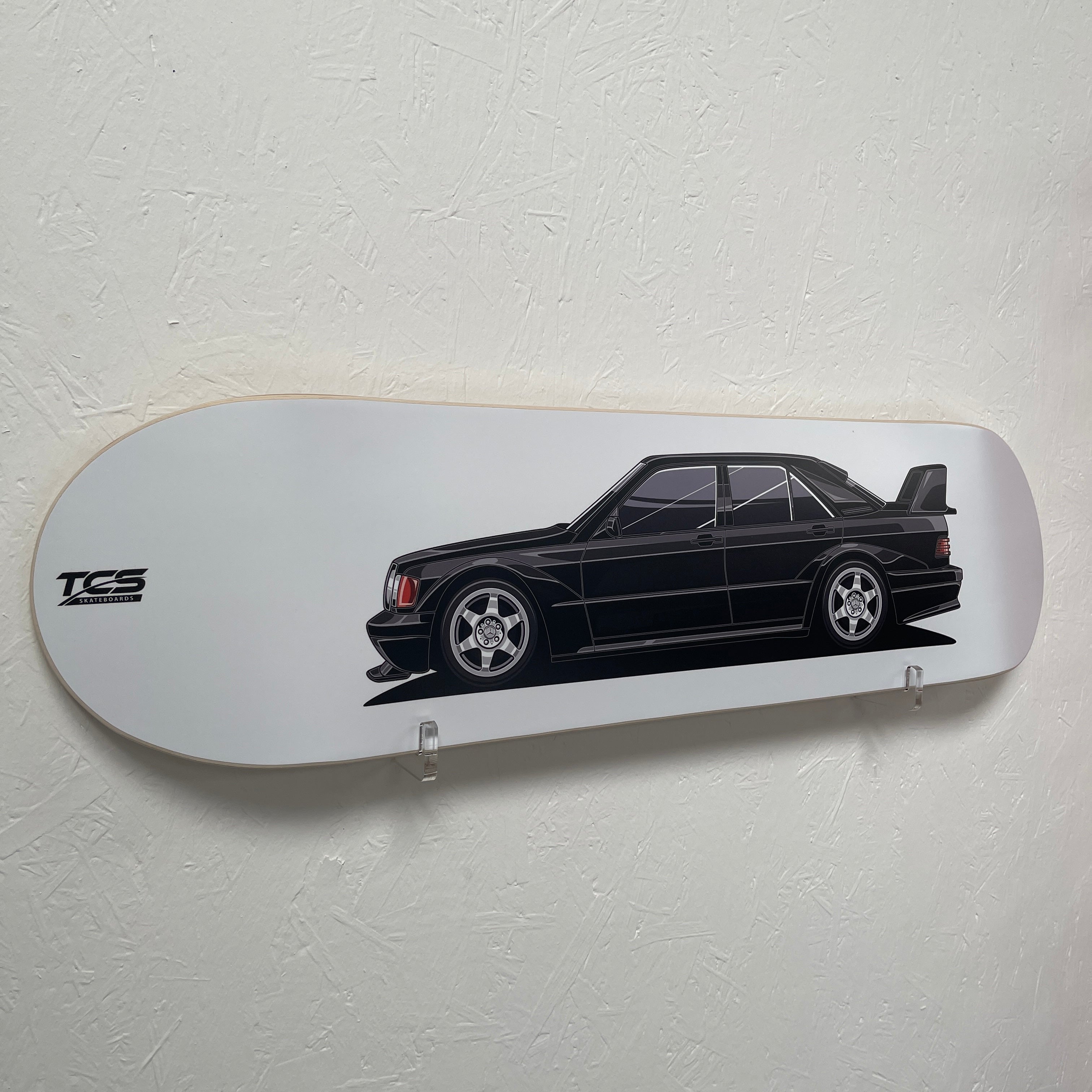Mercedes-Benz 190E Skate Deck Wall Art