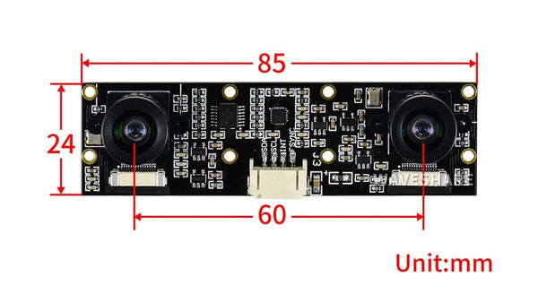 IMX219-83 8MP 3D Stereo Camera Module – Compatible with Jetson Nano/ Xavier NX