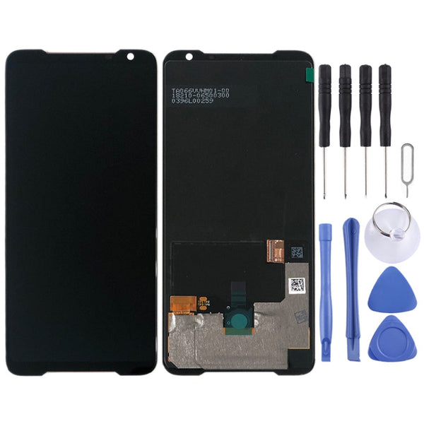 AMOLED Material LCD Screen and Digitizer Full Assembly for Asus ROG Phone II ZS660KL