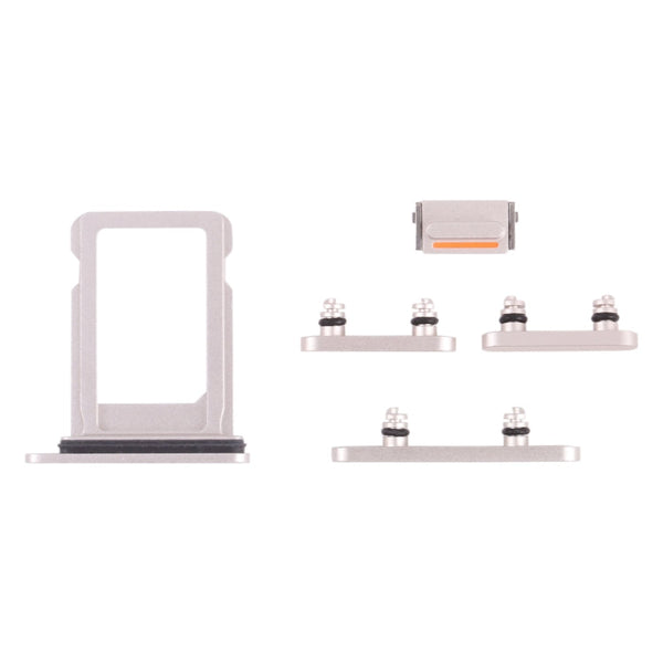 SIM Card Tray + Side Keys for iPhone 13(Starlight), For iPhone 13