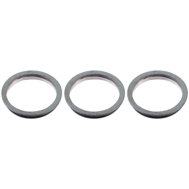3 PCS Rear Camera Glass Lens Metal Protector Hoop Ring for iPhone 12 Pro Max, For iPhone 12 Pro Max