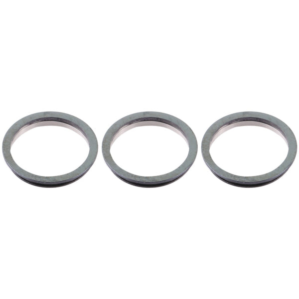 3 PCS Rear Camera Glass Lens Metal Protector Hoop Ring for iPhone 12 Pro Max, For iPhone 12 Pro Max
