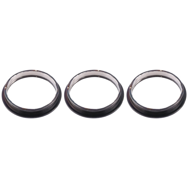 3 PCS Rear Camera Glass Lens Metal Protector Hoop Ring for iPhone 12 Pro Max, For iPhone 12 Pro Max