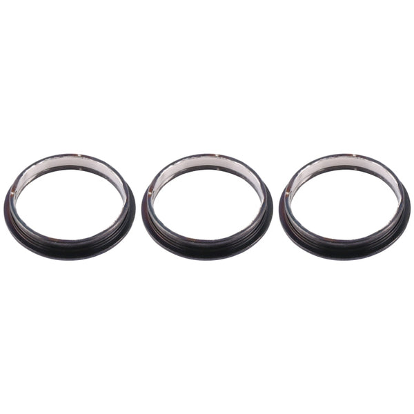 3 PCS Rear Camera Glass Lens Metal Protector Hoop Ring for iPhone 12 Pro Max, For iPhone 12 Pro Max